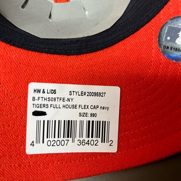 New Era Navy and Orange Detroit Tigers Hat - Picture 4 of 5